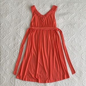 Liz Lange for Target coral maternity dress